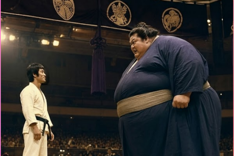 850lb Sumo Told Bruce Lee ‘I’ll Pay $10,000 Per Punch’ — She Went Bankrupt In 20 Seconds