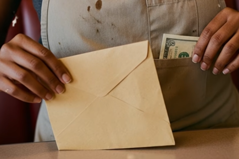 She Left A $2 Tip Every Day For 6 Years. When The Waitress Opened The Envelope On Her Last Visit…