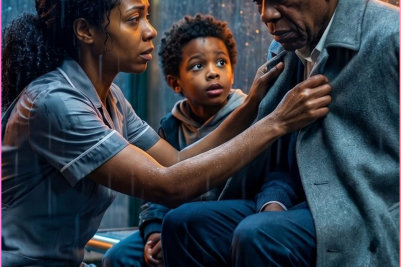 Single Mom Gave Her Coat To A Shivering Old Man, Unaware He Owns The Hospital Her Son Needs.