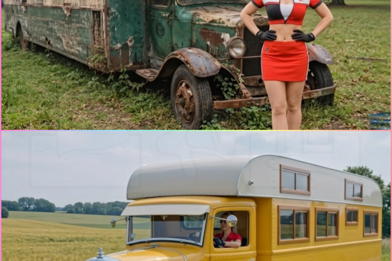 Vehicle Restoration Vintage Caravan Bus House Restored