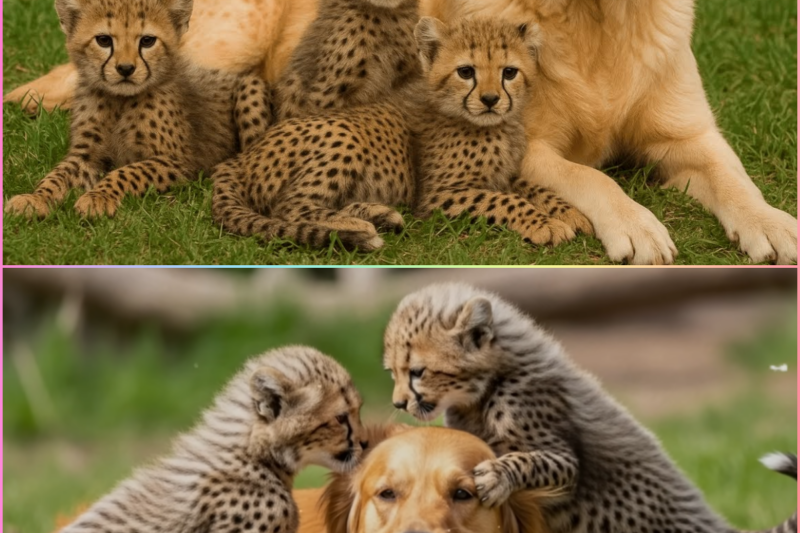Dog Raised 3 Cheetah Cubs, But When They Grew Up, the Unthinkable Happened!