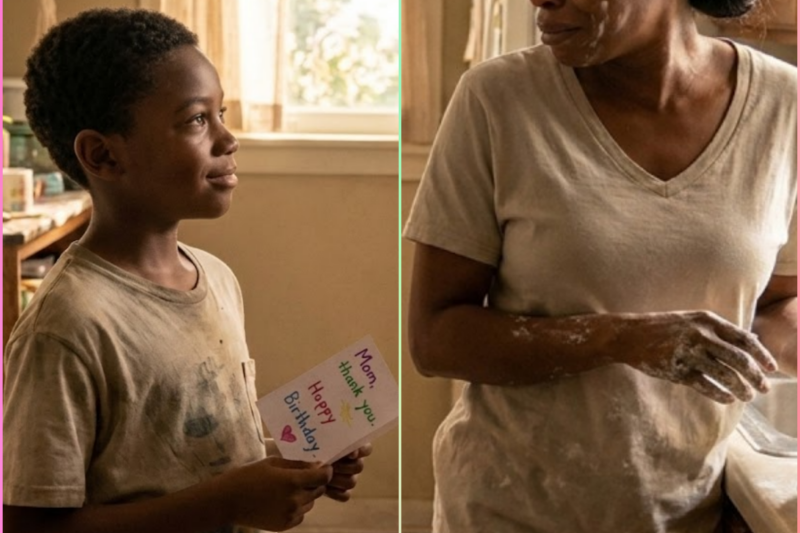 Her Son Wore The Same Shoes For 3 Years. On His Birthday, He Told Her 6 Words That Broke Her