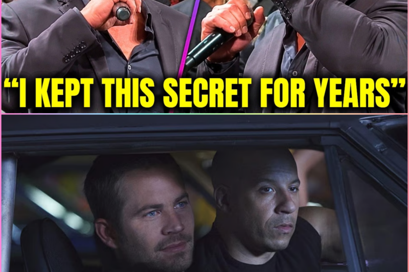 Vin Diesel Breaks Down In Tears And Reveals The Promise He Made To Paul Walker
