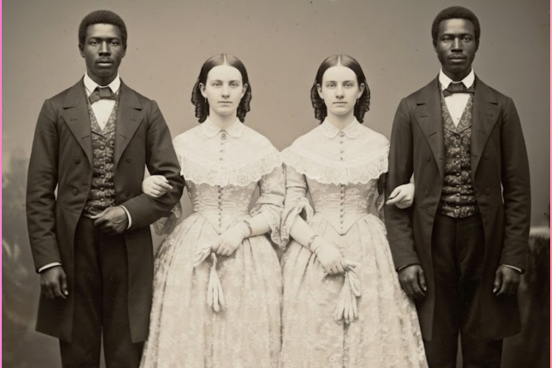 The Georgia Twins Who Married Their Own Enslaved Men: The Forbidden Pact of 1847 – Look at them carefully