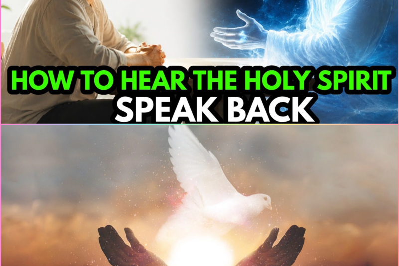 This Is Exactly How To Talk To The Holy Spirit And Hear Him Speak Back To You