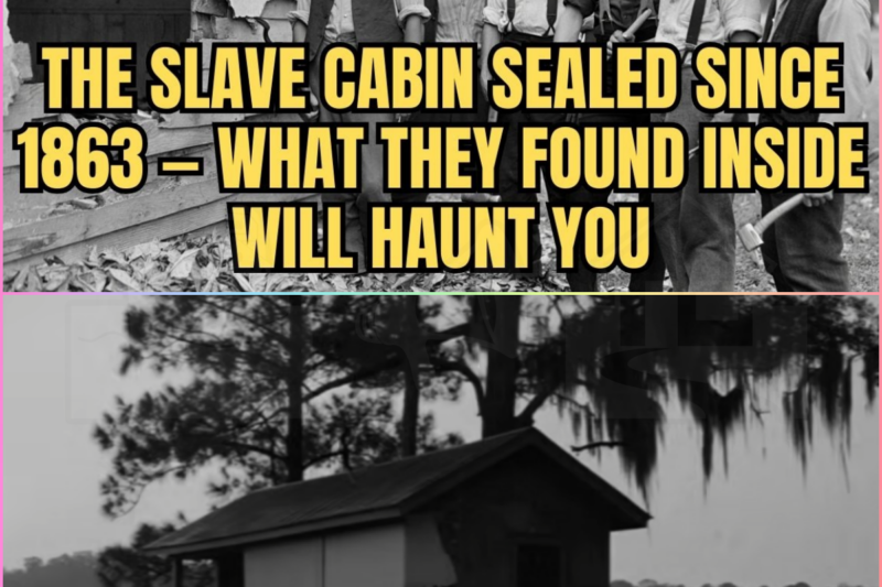 The Slave Cabin Sealed Since 1863 — What They Found Inside Will Haunt You