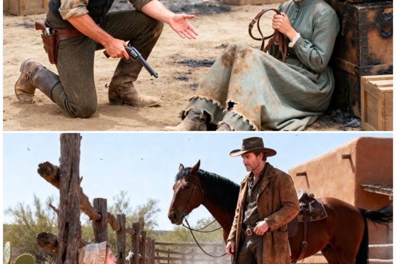 Struggling Cowboy Saves Lone Survivor Of A Wagon Massacre, Unaware She’s A Wealthy Mail-Order Bride