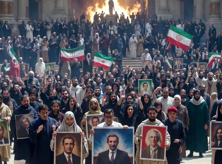 JESUS Takes Control as Iranians Out Celebrating The End Of Khamenei Islamic Regime