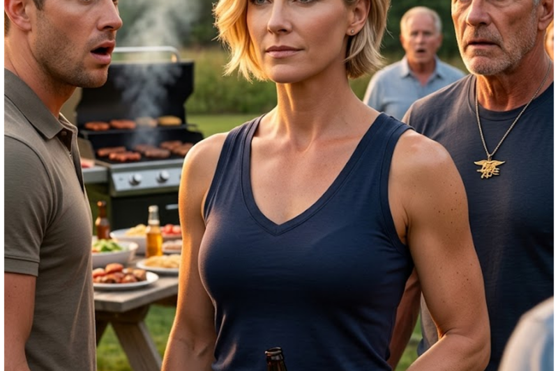 My Cousin Mocked Me at the BBQ – Until His Dad, a SEAL, Heard My Call Sign: “Apologize. NOW.”