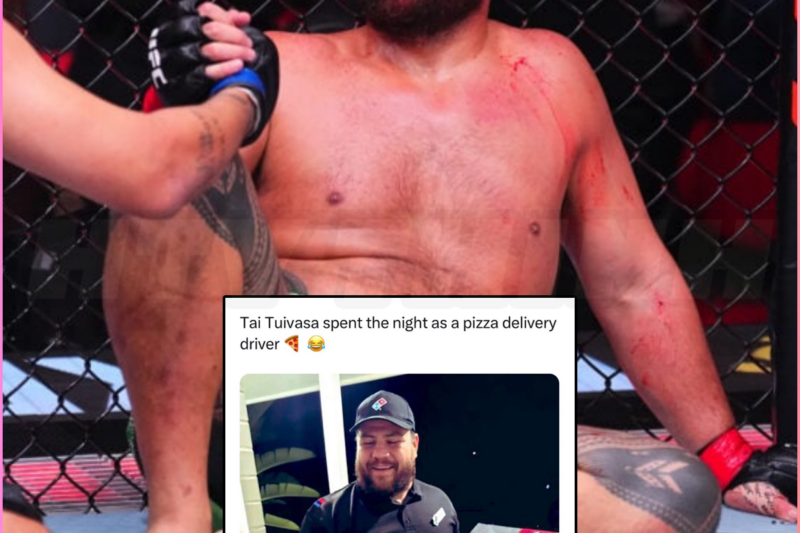 Tai Tuivasa mocked by Domino’s Pizza with reference to his recent defeats on losing streak