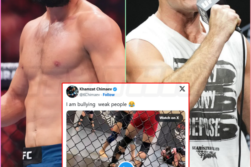 Khamzat Chimaev’s leak of ‘bullying’ Sean Strickland sparring footage backfires