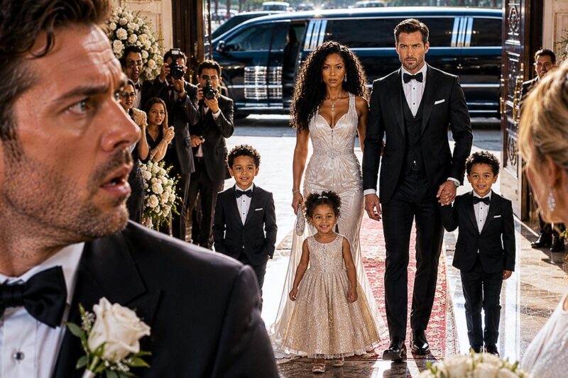 He Invited His Poor Ex-Wife to Shame Her – She Arrived with a Billionaire, Limousine, and Triplets