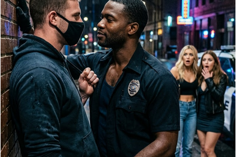 Handcuffed Sparks: The Flirt Between Cop and Masked Muscle