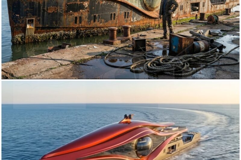 I Bought an Abandoned $100 Million Futuristic Superyacht for $20,000… and Rebuilt the Impossible