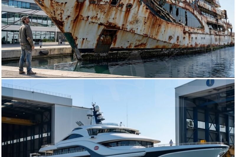 I Bought a $750M Abandoned Bugatti Super Mega Yacht for $25,000 and Restored This Luxury Giant