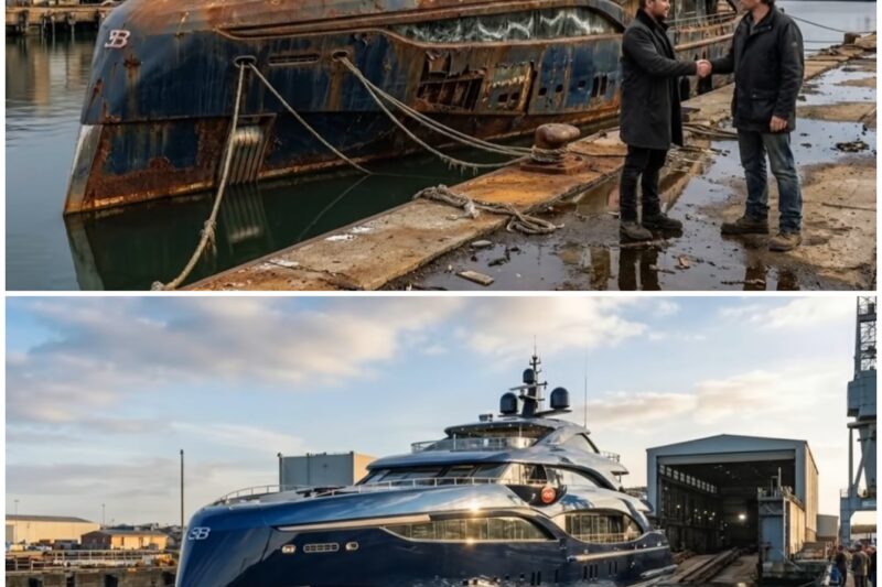 I Bought a $750M Abandoned Bugatti Super Mega Yacht for $25,000 and Restored It