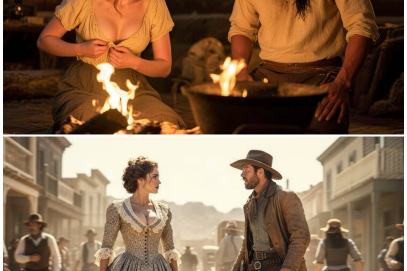 “Wait—What Are You Doing” the Apache Stammered – She Looked Down, Blushing Whispered “Please help me.”