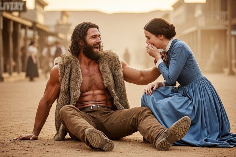 She Was Afraid to Laugh Because It Drew Attention – Mountain Man Made Her Laugh Until She Forgot Fear