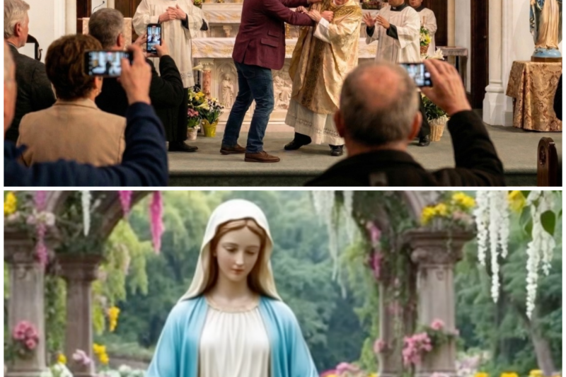 A Priest Is Attacked During Easter Sunday Mass While Praying to the Virgin Mary… AND THIS HAPPENED!