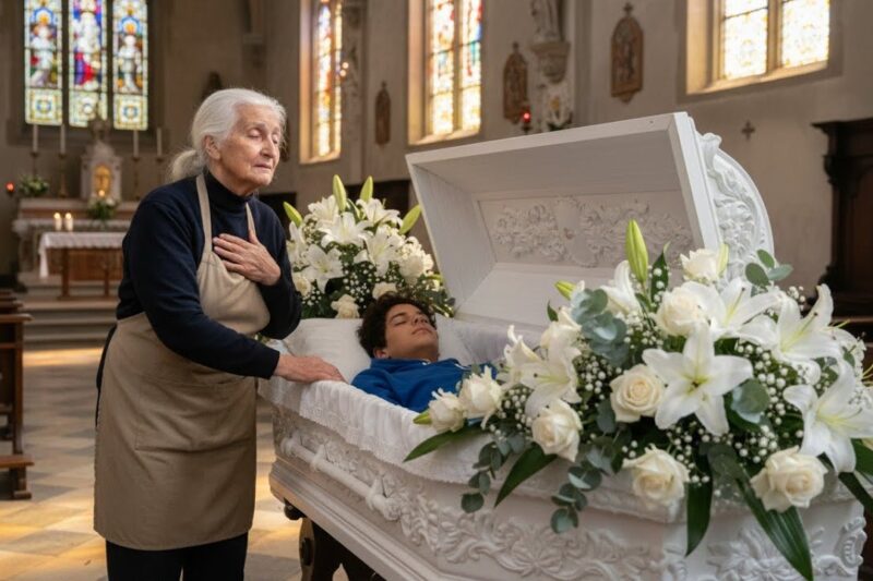 While decorating Carlo’s coffin, the florist saw something unusual and was shocked