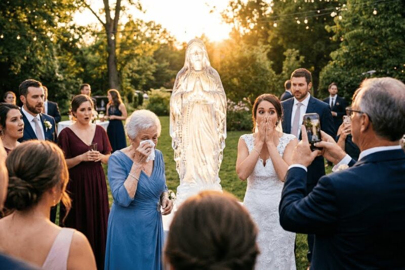 Ice Sculptor Made a Virgin Mary That Didn’t Melt for 12 Hours in Summer… No One Can Explain It