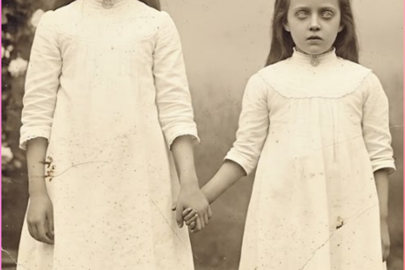 This 1895 Photo of a Girl Holding Her Sister’s Hand Seemed Normal — Until Restoration Revealed