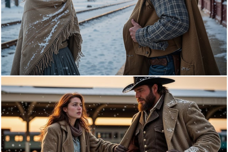 A Mail-Order Bride Was Abandoned in the Snow, Until a Cowboy Wrapped Her in His Coat and Love