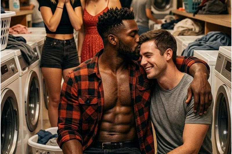 I Tried to Hide Who I Was… Until He Sat Next to Me in the Laundry Room