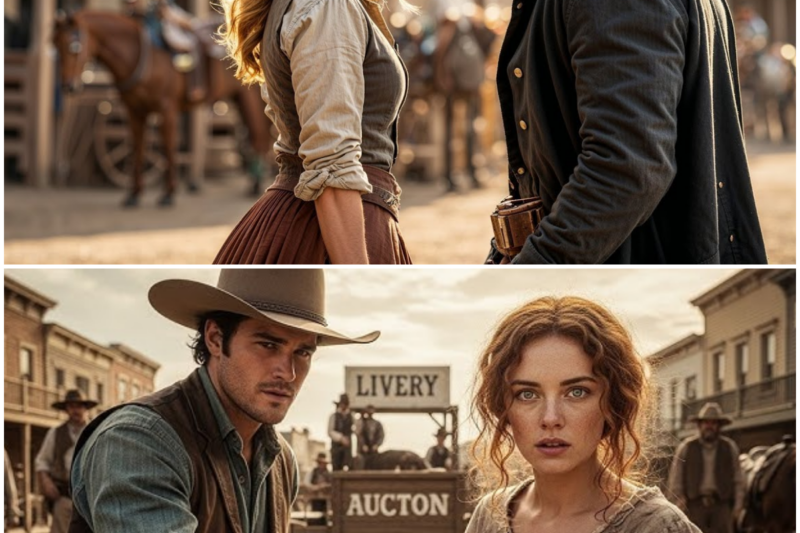 Auction Began With Her Bound And Bruised, Cowboy Walked In Quietly And Bought Her Freedom