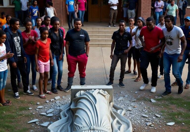 Director Ordered Virgin Mary Statue Removed From School… What Happened SHOCKED the Entire Town