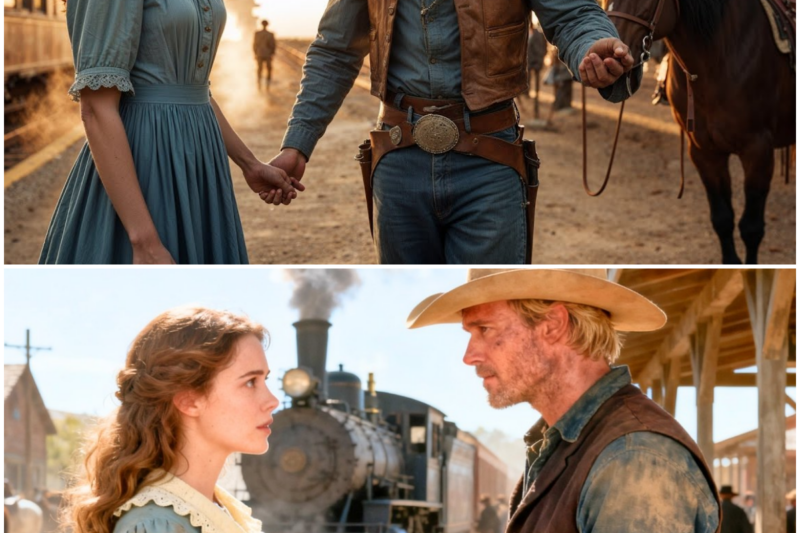 Mail-Order Bride Was Rejected At The Depot, A Cowboy Took Her Hand And Led Her To His Horse