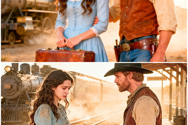 The Groom Laughed When She Stepped Off the Train, A Cowboy Offered Her a New Life