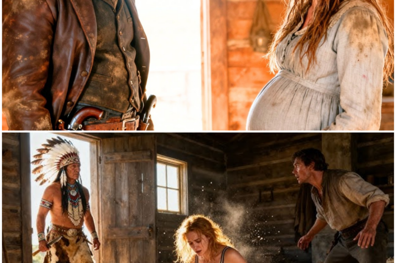 The Rich Cowboy Witnessed a Husband Beating His Pregnant Wife – What He Did Next Saved Two Lives