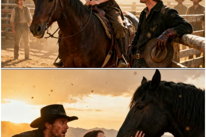 She Swore She’d Never Ridden Before — Then He Watched Her Tame His Wildest Gelding