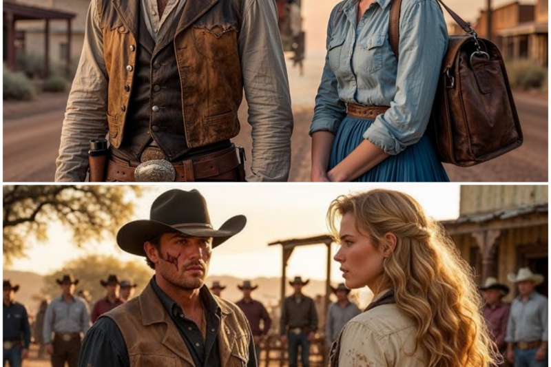 The Cowboy Watched Her Cry as the Stage Left Without Her, He Tipped His Hat and Said “Ride With Me”
