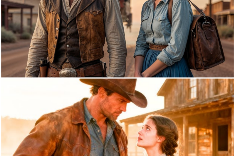 The Cowboy Watched Her Cry as the Stage Left Without Her, He Tipped His Hat and Said “Ride With Me”