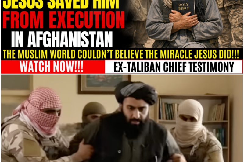 MIRACLE IN AFGHANISTAN: Taliban Leader Goes Viral After Jesus Saved Him from Execution