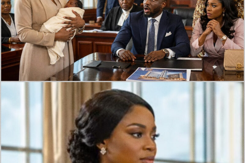 She Arrived for the Divorce with a Newborn But the Billionaire Sat with His Lover, Left in Shock…