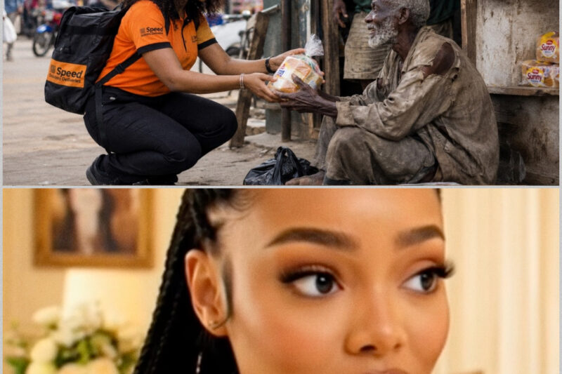 Poor Delivery Girl Bought Bread For A Homeless Old Man, Unaware He The CEO’s Father
