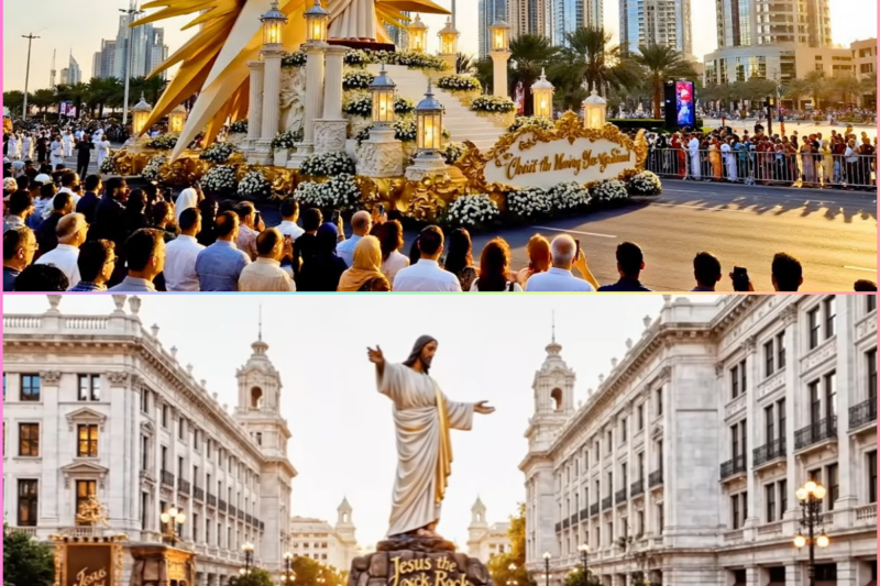 1st Jesus Parade in Dubai 2026 | Epic Miracle Floats on the Streets of UAE