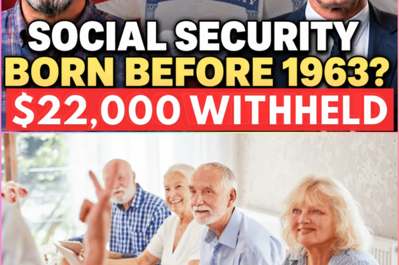 📌 BORN BEFORE 1963? Social Security Is Withholding Up To $22,080 (Claim It Today)