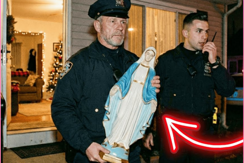 Christmas Miracle: Officer Responds to Call and Finds Virgin Mary Statue What Happened Was Shocking