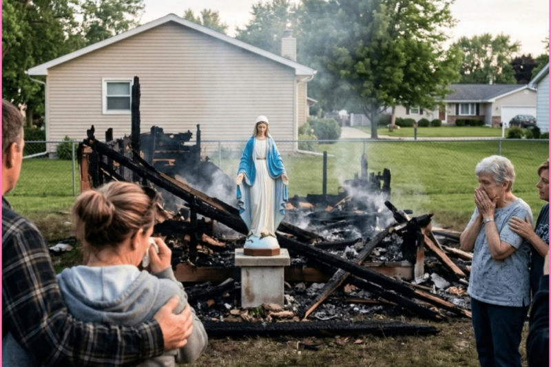 Neighbors Set Fire to the Virgin Mary Chapel at Night… What They Found in the Ashes Was IMPOSSIBLE