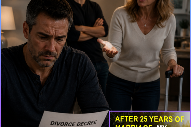 After 25 Years Of Marriage, My Wife Said “I Want Someone Younger,” Then She Divorced Me