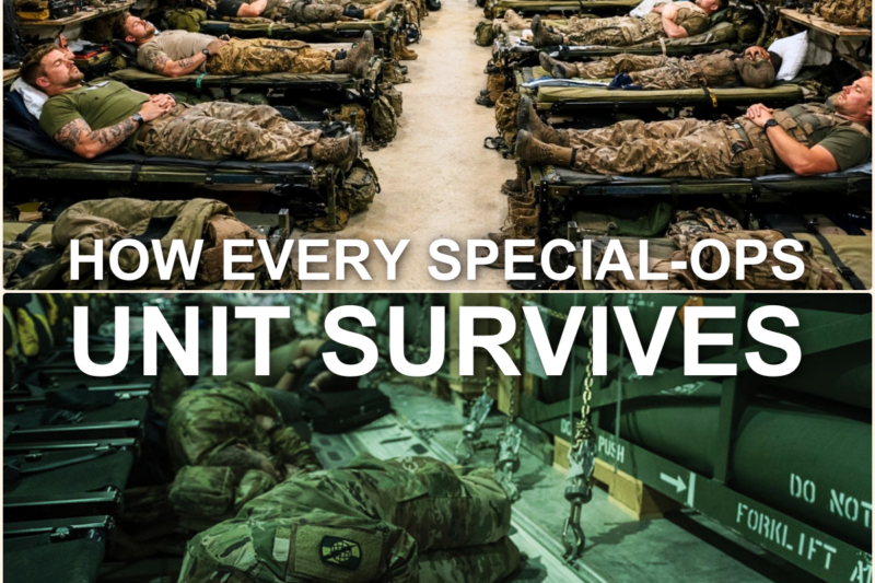 How EVERY U.S. Special Ops Unit Eats, Sleep, & Survives DEPLOYMENT