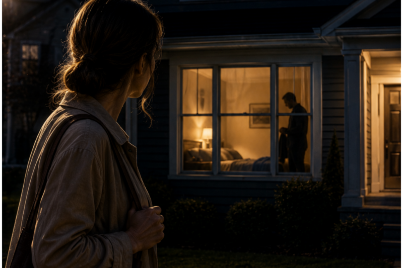 On My Way Home, I Saw My Bedroom Light Go Dark… But My Husband Wasn’t Supposed to Be There…