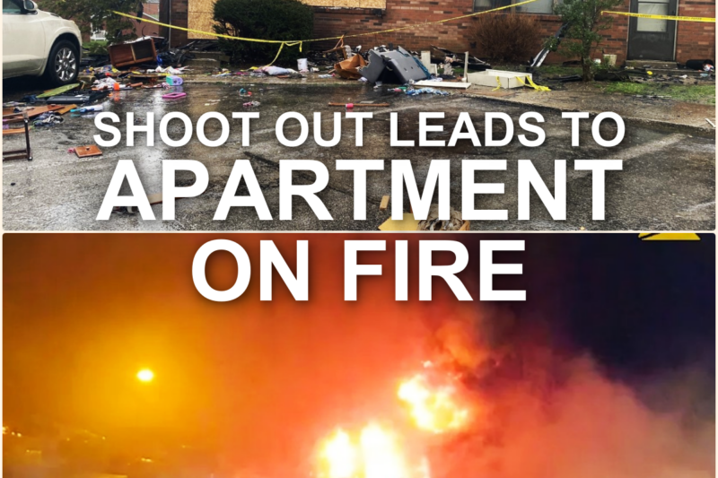 Active Shooter BURNS DOWN Apartment Building