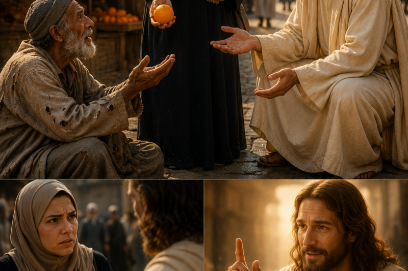 A Muslim woman refused an orange to a beggar… Then Jesus’ Answer Changed Everything