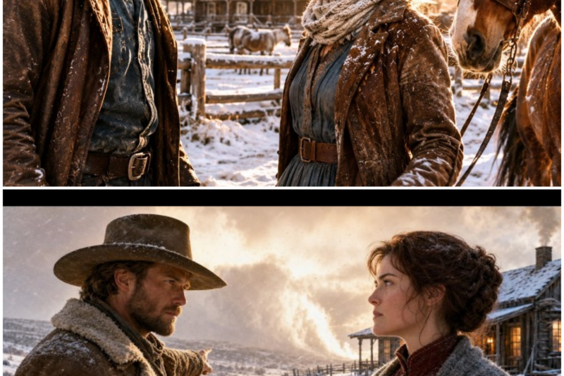 Everyone Called Him Broken—Until a Lone Widow Arrived at His Ranch in a Snowstorm