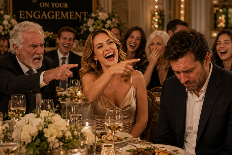 My Wife Laughed While Her Dad Called Me a Gold Digger at Our Engagement Dinner – So I Did THIS…